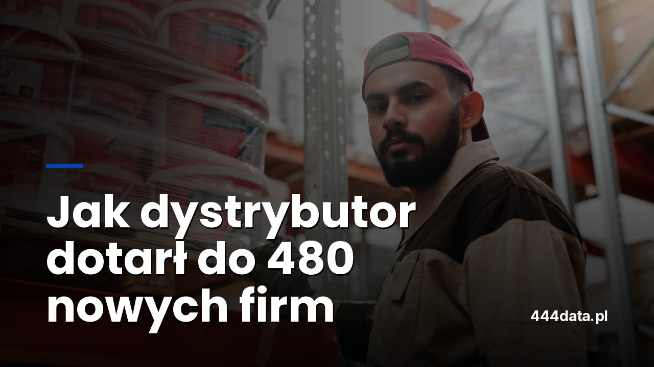 Jak dystrybutor materiałów budowlanych dotarł do 480 nowych firm w 6 tygodni